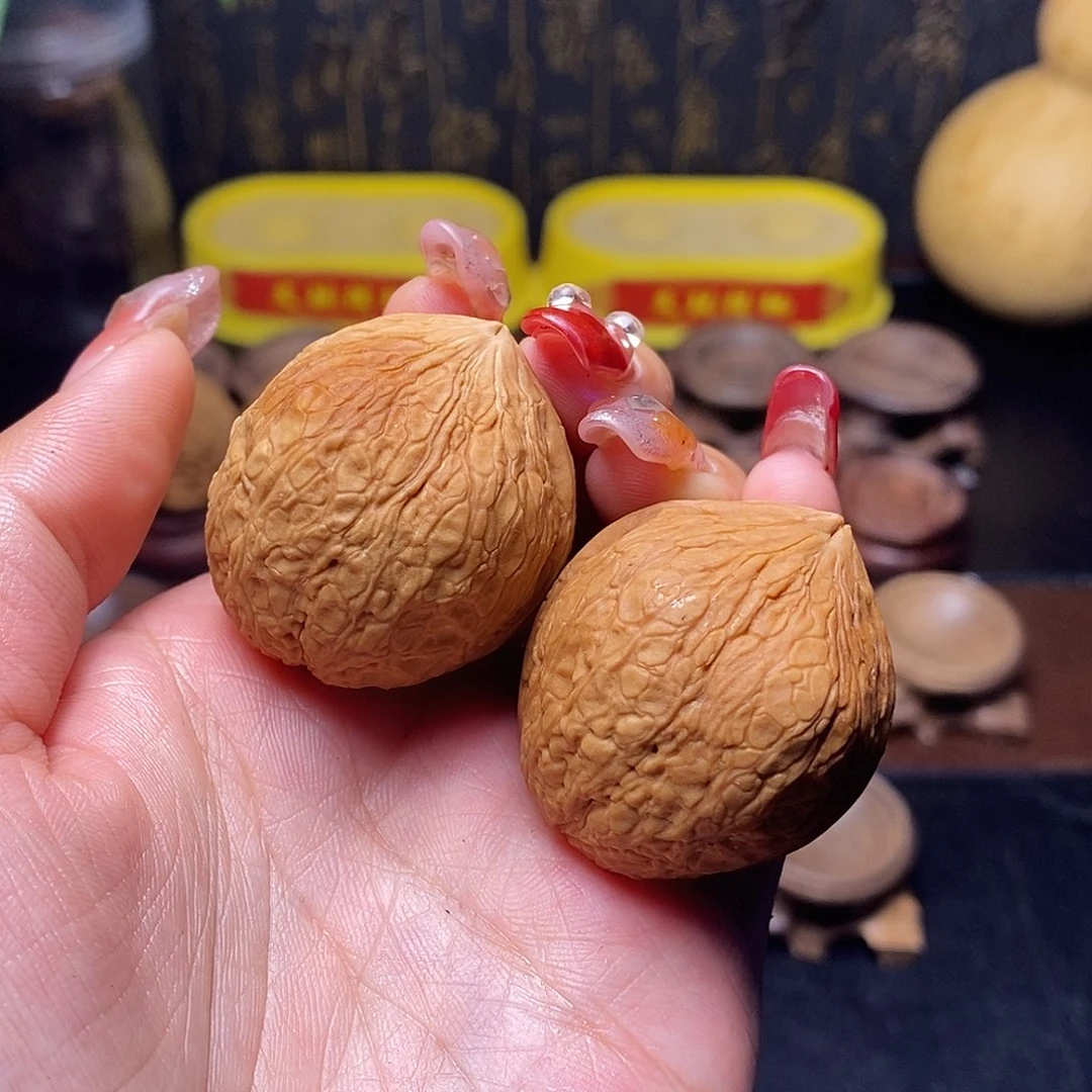 文玩核桃把件金蟒35