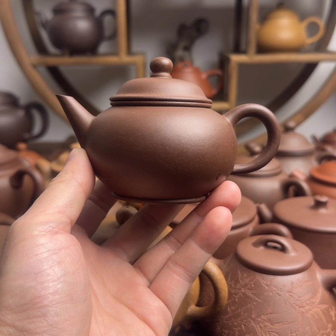 紫砂茶壶水平150cc台西嫩底槽清