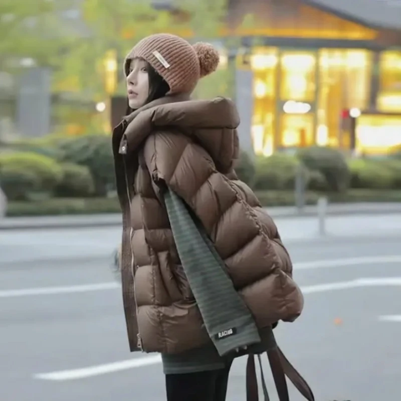 连帽羽绒马甲背心女款外穿坎肩欧货2025秋冬新款爆款轻薄马夹外套