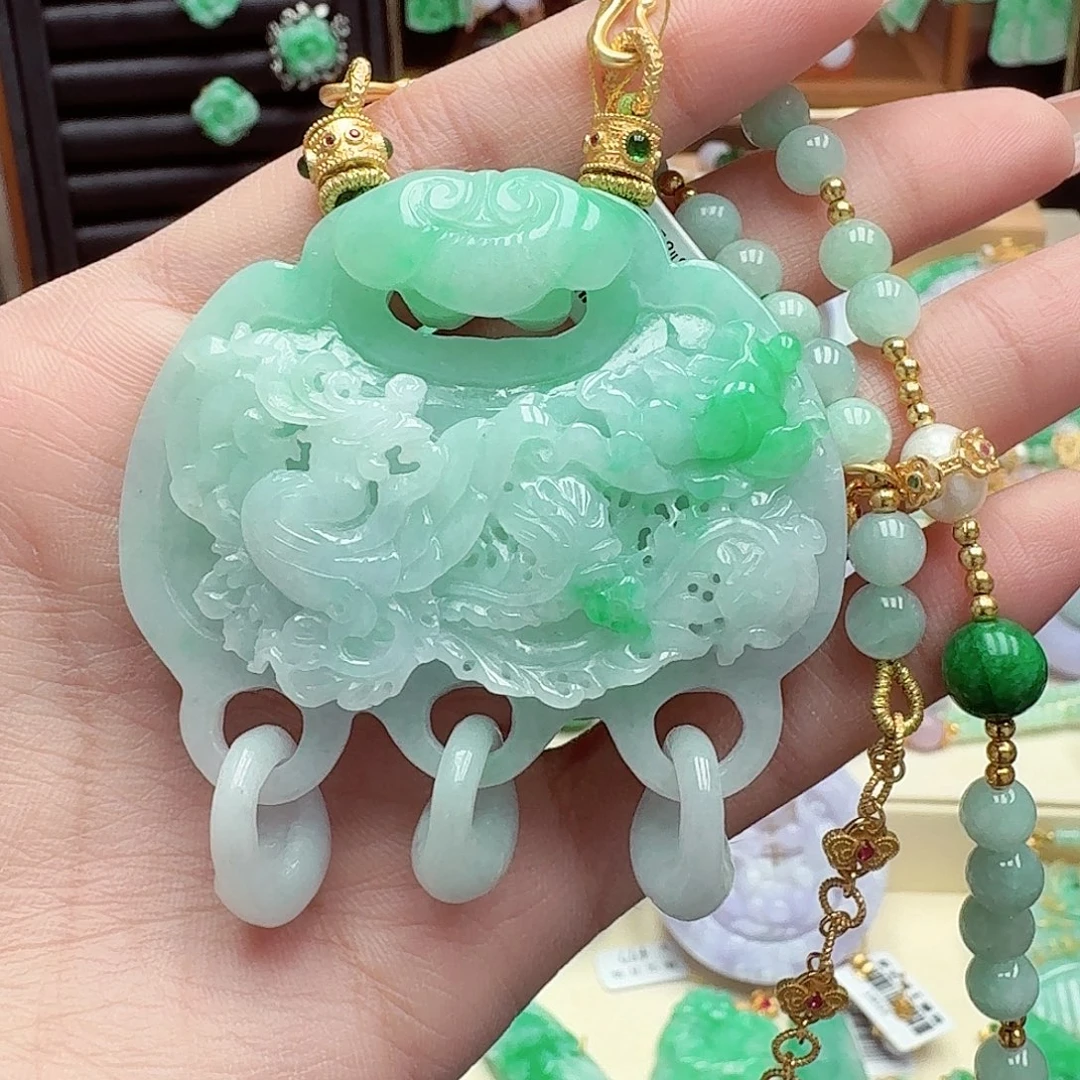 颈饰未镶嵌翡翠翡翠吊坠