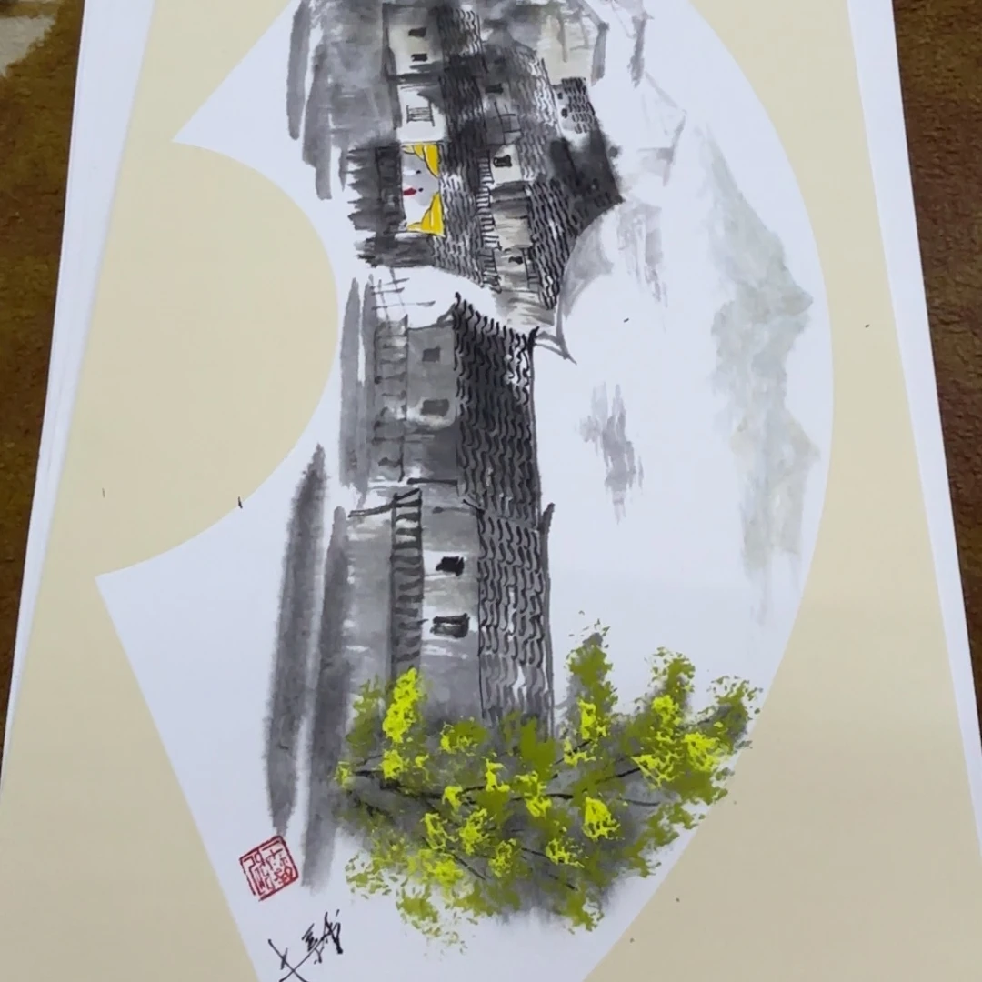 国画赵铁老师作品刘