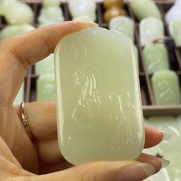 昆仑石双面马守护