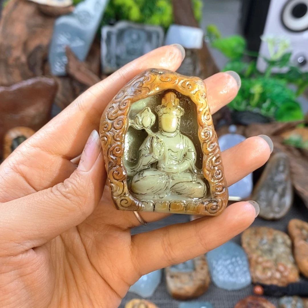 定制翡翠未镶嵌翡翠挂件
