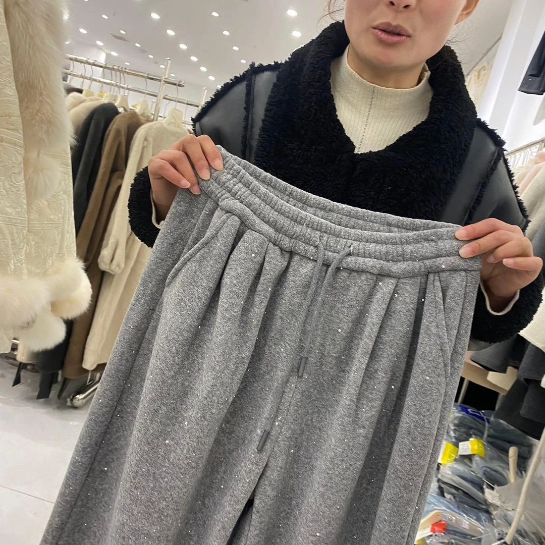 休闲裤6239欧货加绒