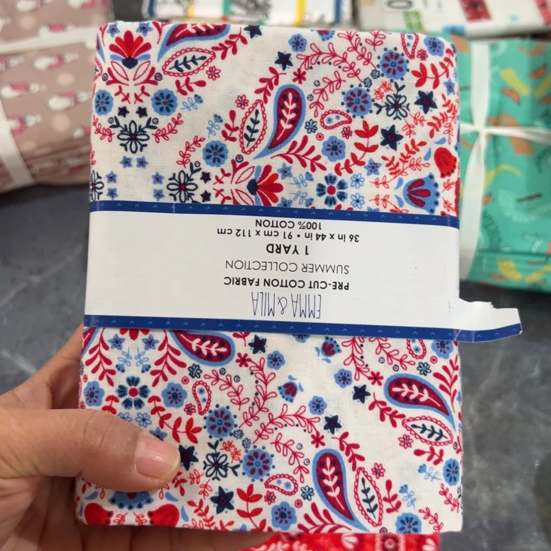 一码纯棉平布90长1.1米宽果子布