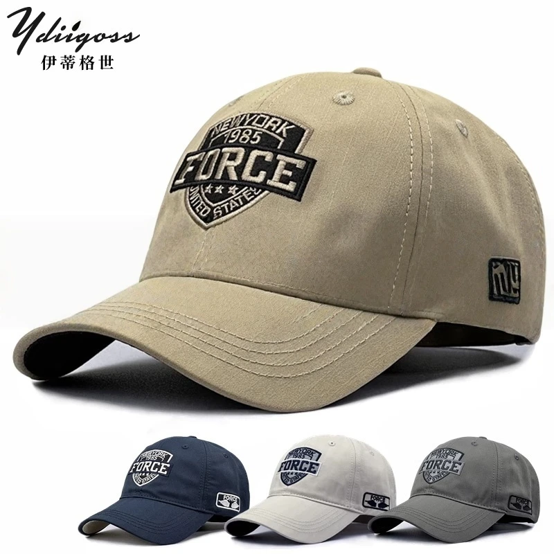 YDIIGOSS帽子男士夏季加大码鸭舌帽户外出行防晒大头围休闲棒球帽