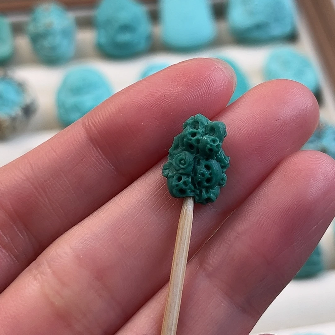 绿松石未镶嵌配饰