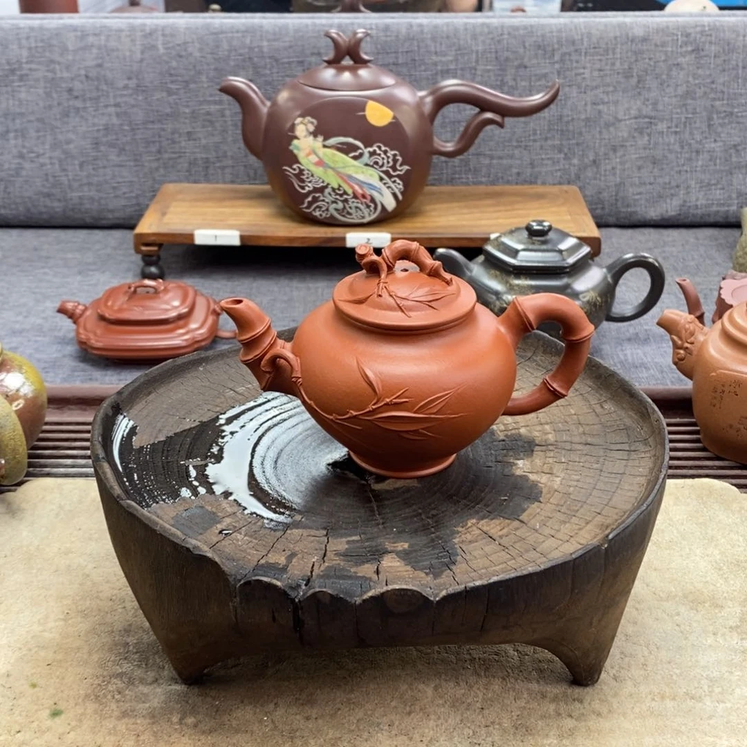 紫砂茶壶励*宜兴紫砂