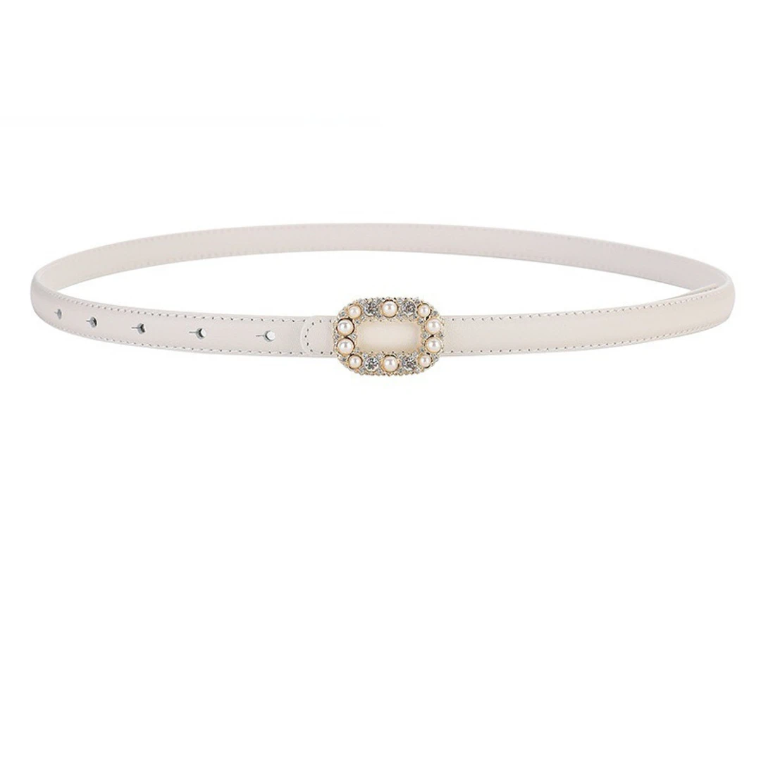 THE MENG【搭配单品】女士通勤收腰时尚百搭真牛皮腰带#M252U0009