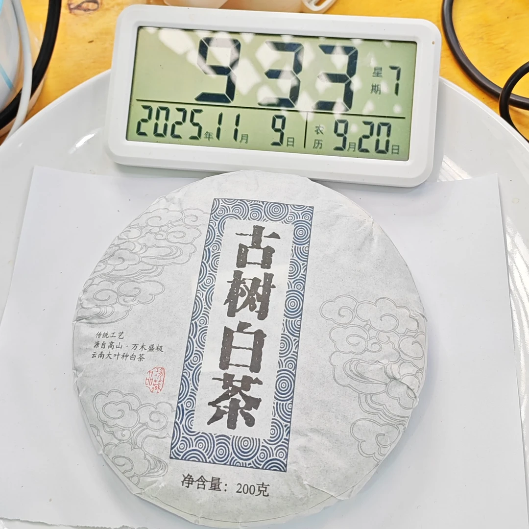 老徐开播福利2023春【古树白茶·混采】紧压饼茶（200克）-11月9日【01】