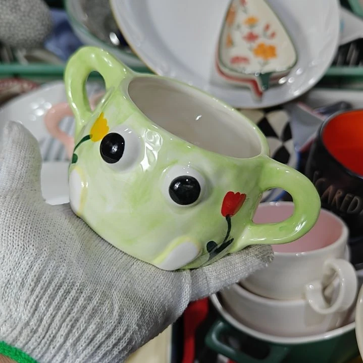 瓷盘陶瓷餐具杯碗盘微瑕介意慎拍