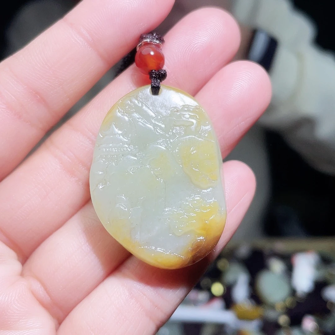 和田玉颈饰未镶嵌