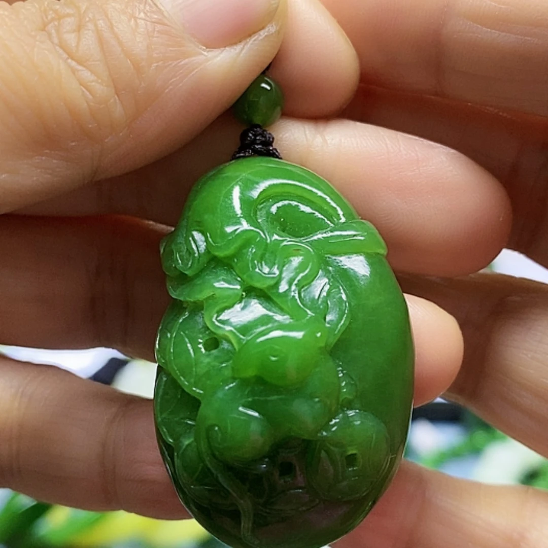 【闪购商品】未镶嵌和田玉（碧玉）挂件