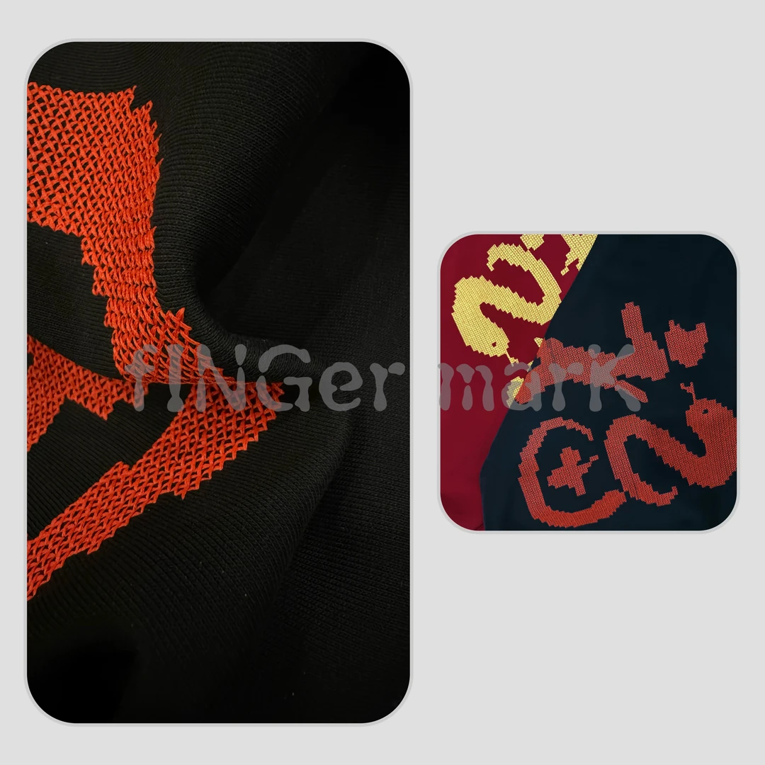 fINGer marK 集合店 Fleece Series新春福字连帽加绒卫衣88825