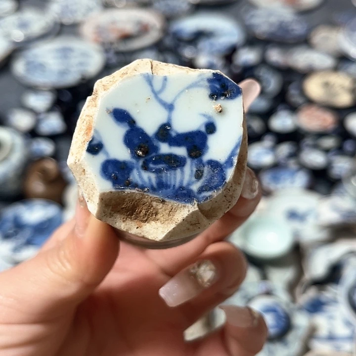 瓷片瓷片茶托喝茶非常不错