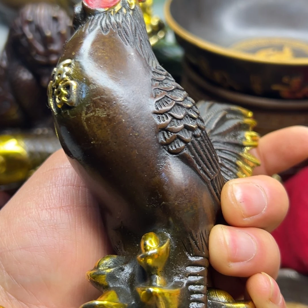 铜摆件欢迎欢迎你