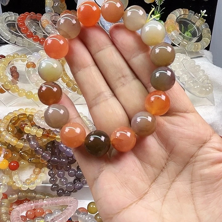 玛瑙/玉髓合金手链