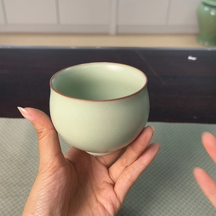 龙泉云间青瓷小米茶器
