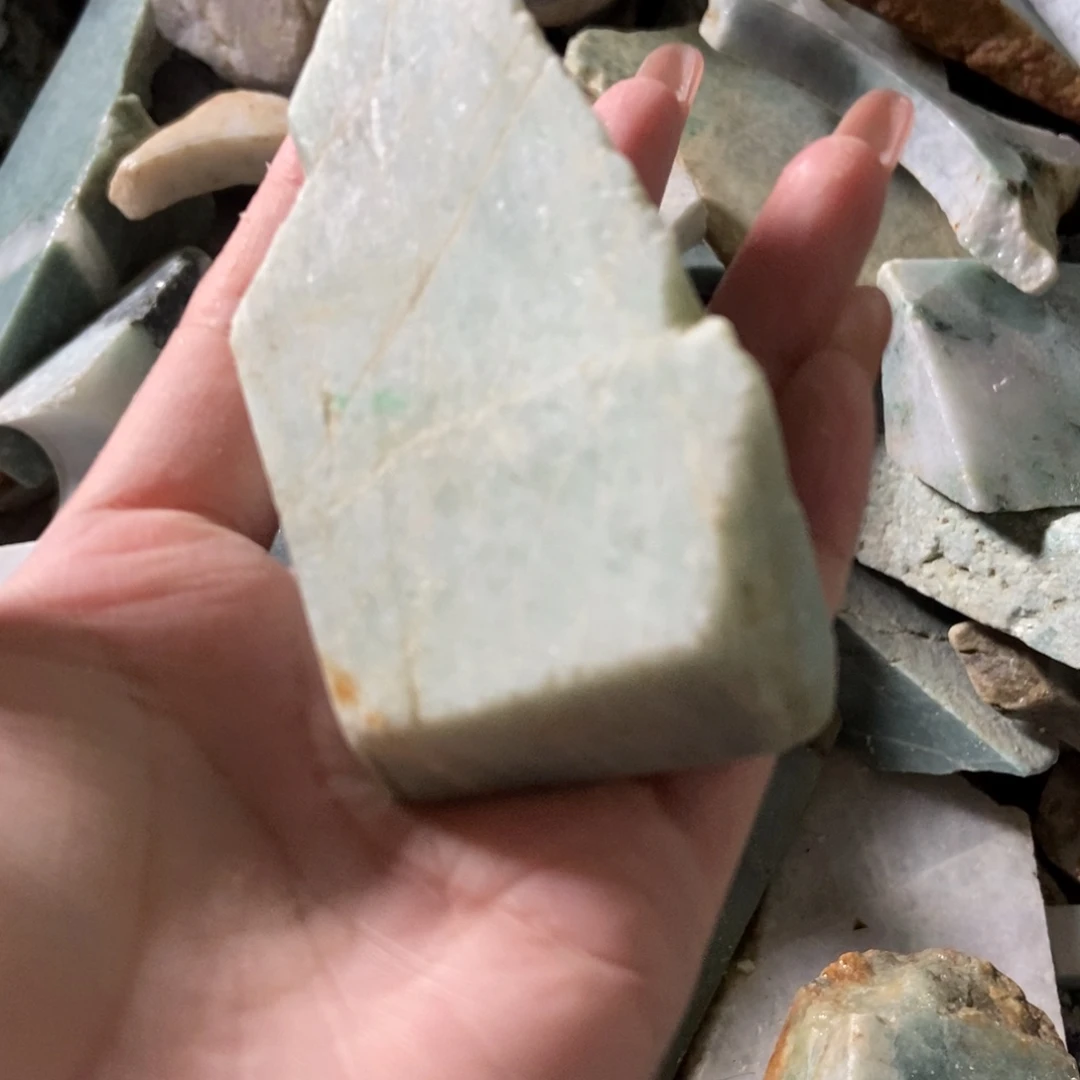 翡翠未镶嵌挂件天然翡翠