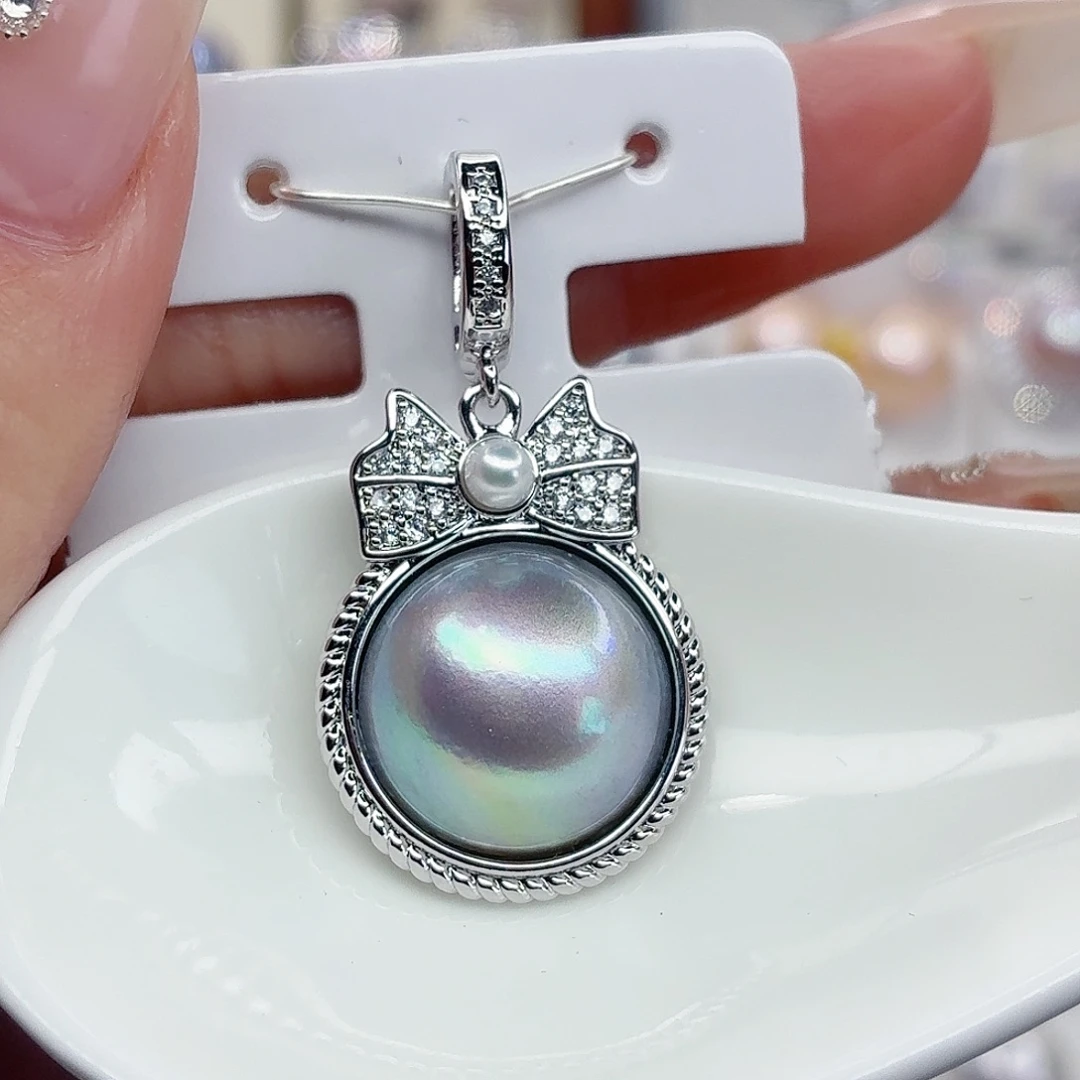 合金颈饰淡水珍珠F