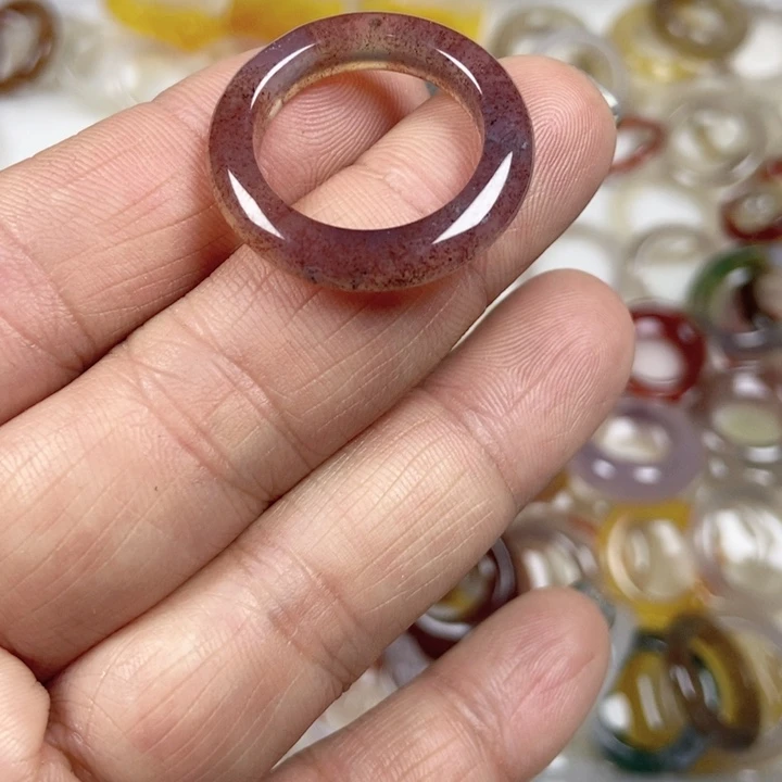 未镶嵌戒指玛瑙/玉髓绵****芦不退不换