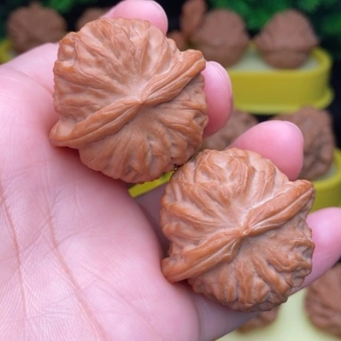 把件文玩核桃石门元宝37/8全品