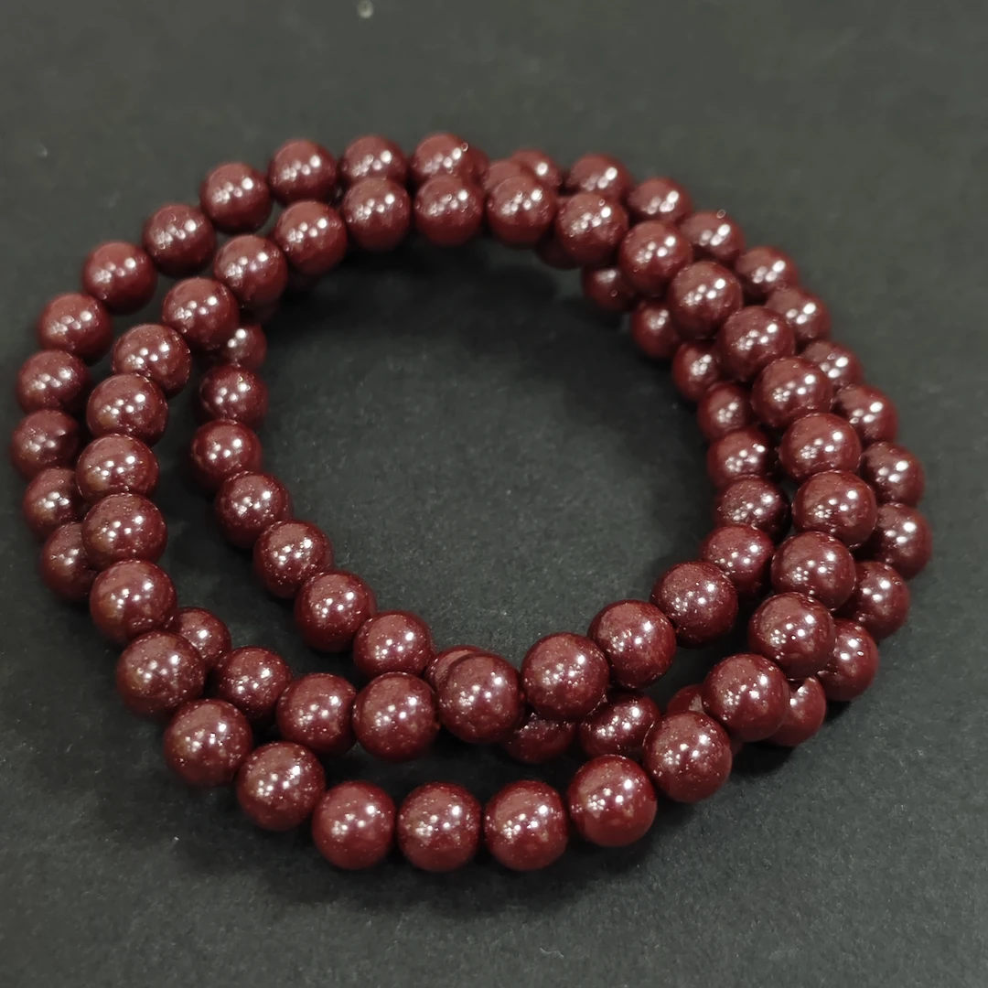 含辰砂工艺品高含量复古砂手链多样性发一件 约6-12mm 8406-09DH
