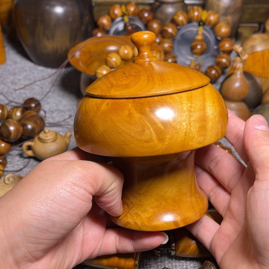 金丝楠小蛮腰茶叶罐