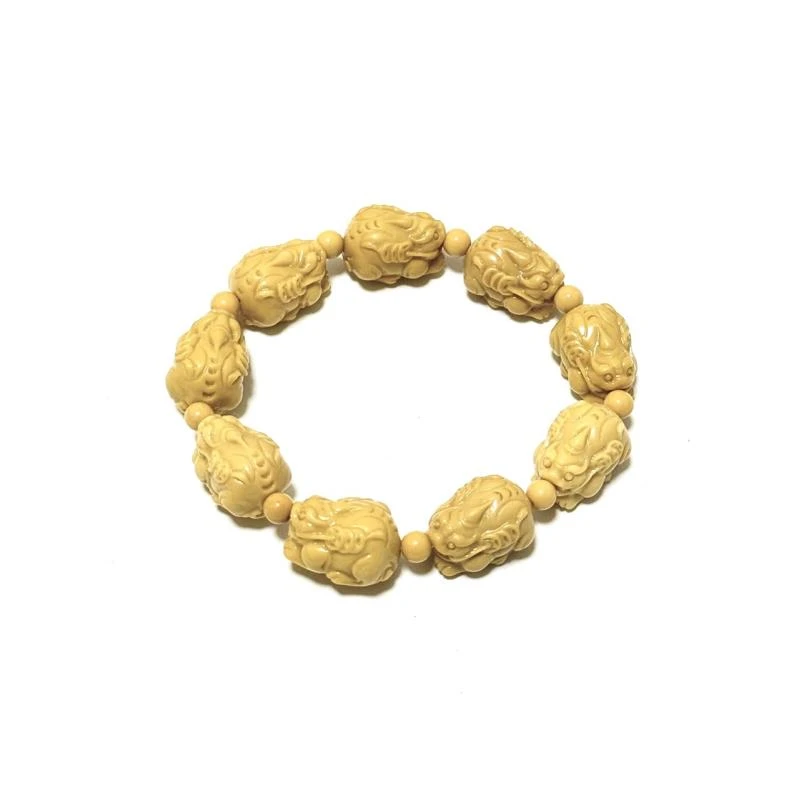 非金属皮质手链 龙玉貔貅阵DIY手链/条N05ZJH-1508