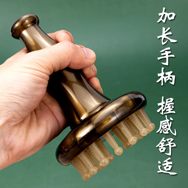 【网红同款】牛筋经络刷按摩梳头部放松全身按摩腿部刮痧疏通梳子