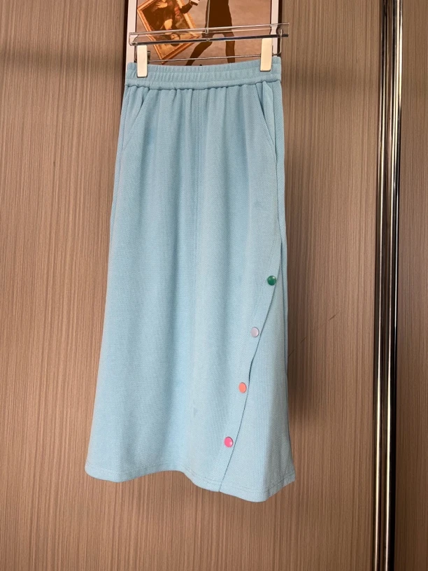 9099品牌撤柜FG女装时尚设计款针织半身裙