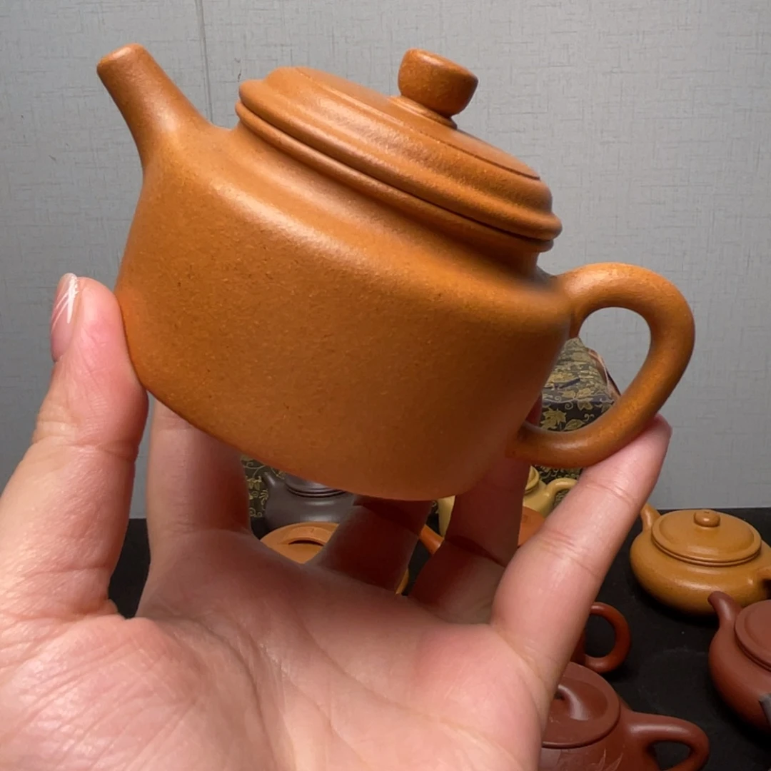 壶紫砂全手工黄金段