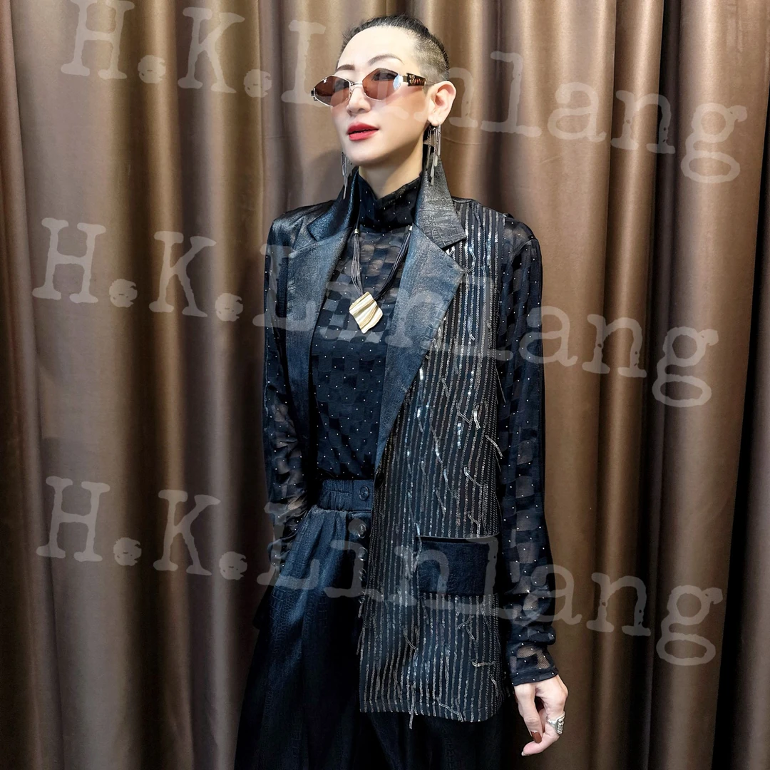 伦哥定制 I 宝藏衣橱休闲时尚轻奢气质百搭马甲 0647#