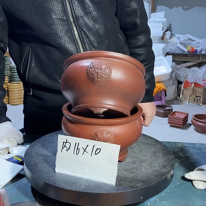 紫砂花盆紫砂紫砂