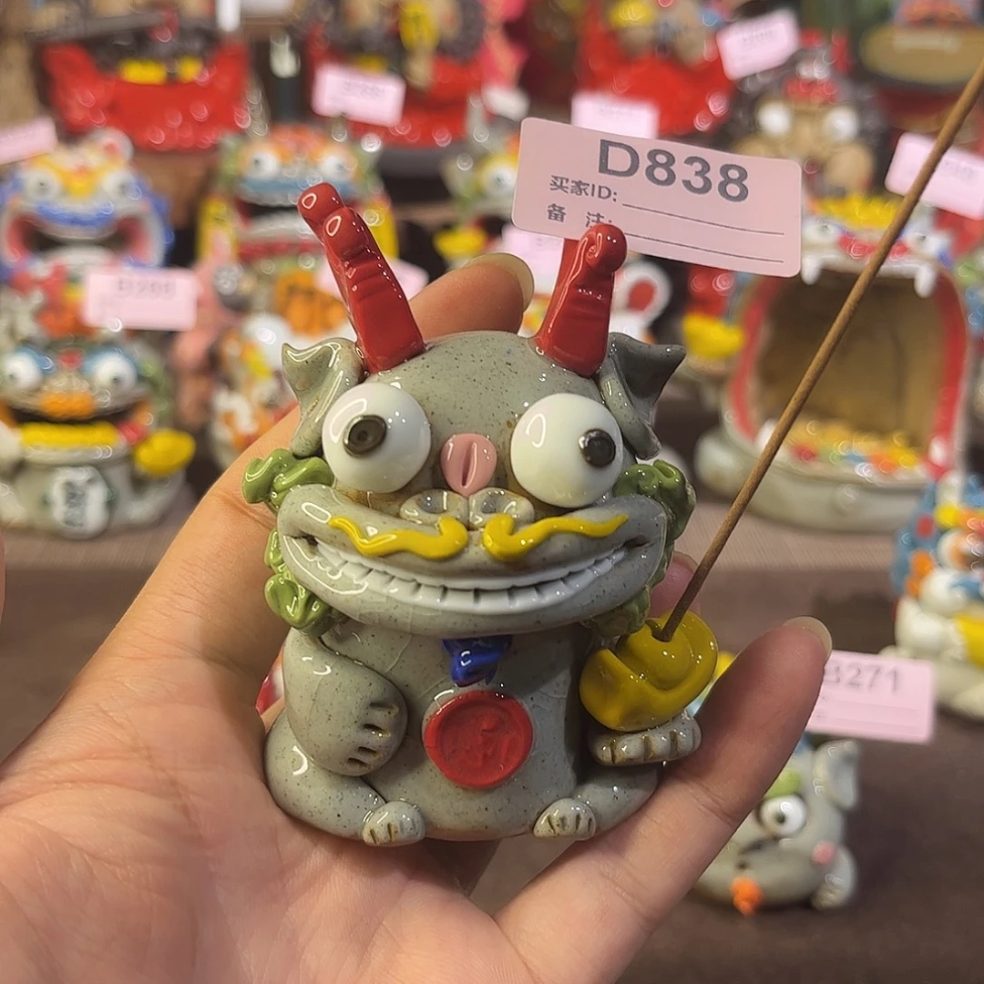 泥塑纯手工茶宠摆件