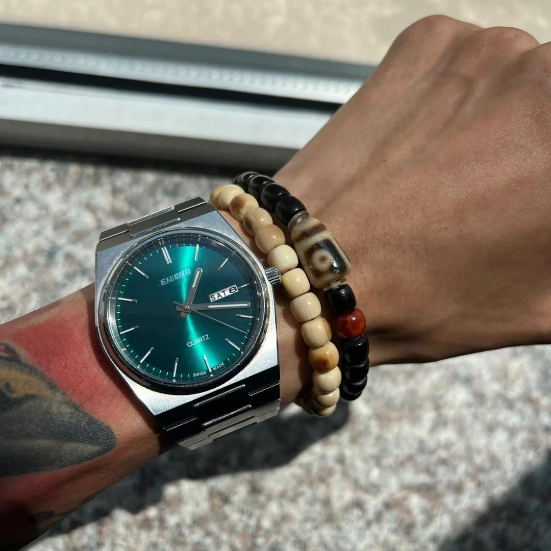 全自动复古男士手表商务时尚手表男石英表夜光日历防水腕表潮流