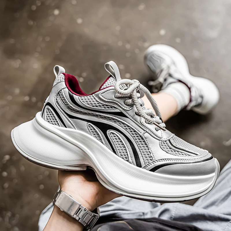 男鞋 男士潮流时尚百搭透气网面老爹鞋 潮鞋