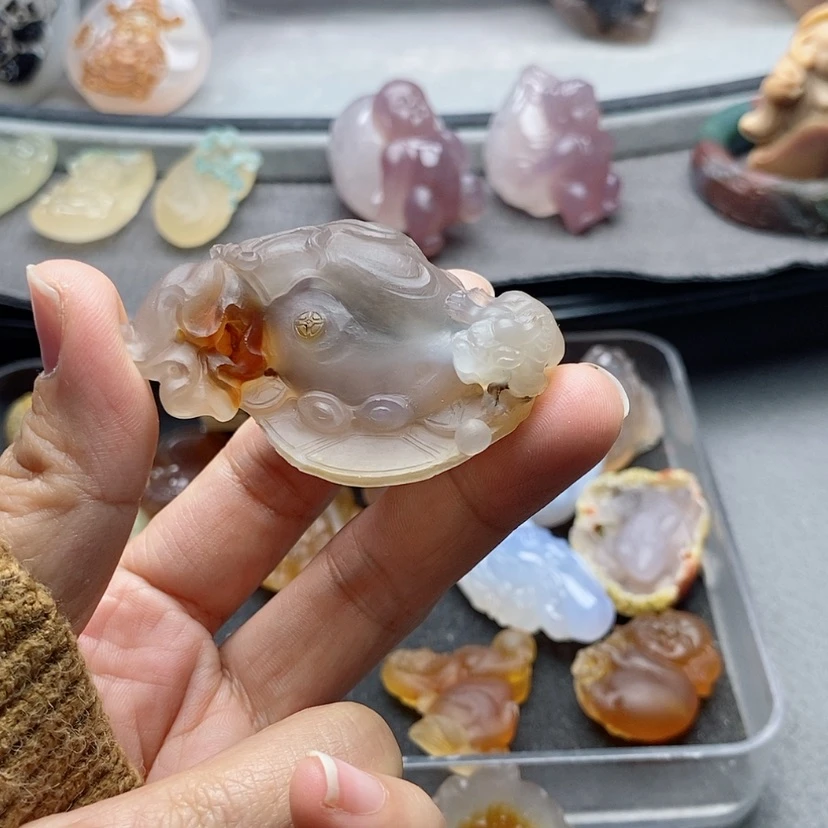 【闪购商品】未镶嵌吊坠定制玛瑙