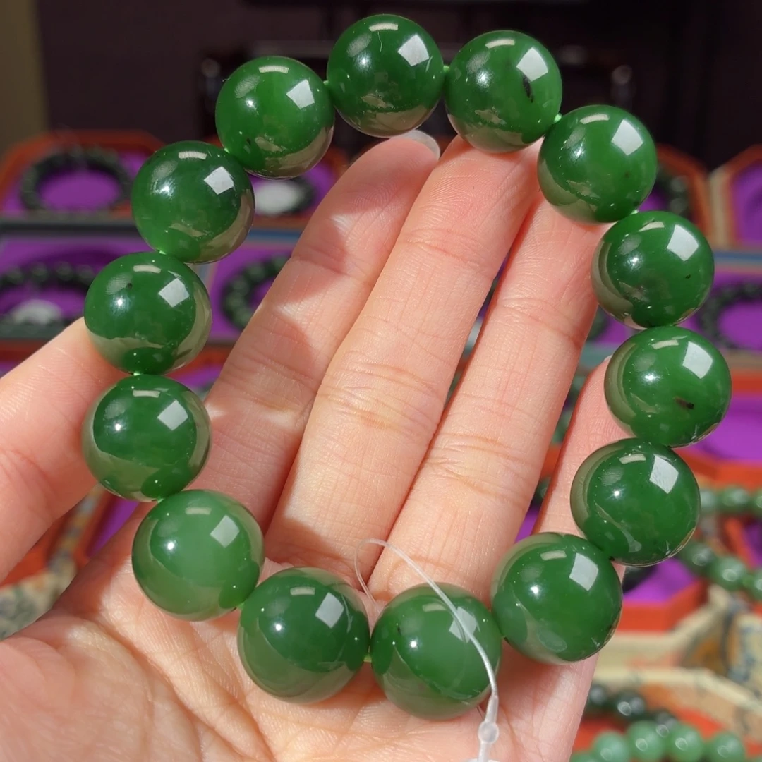 和田玉（碧玉）未镶嵌手串