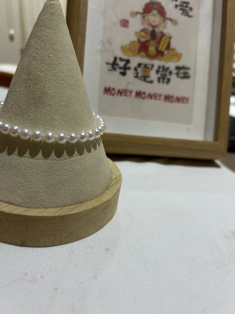 DS12淡水珍珠极光手链5-6MM极光经典百搭强光精致气质