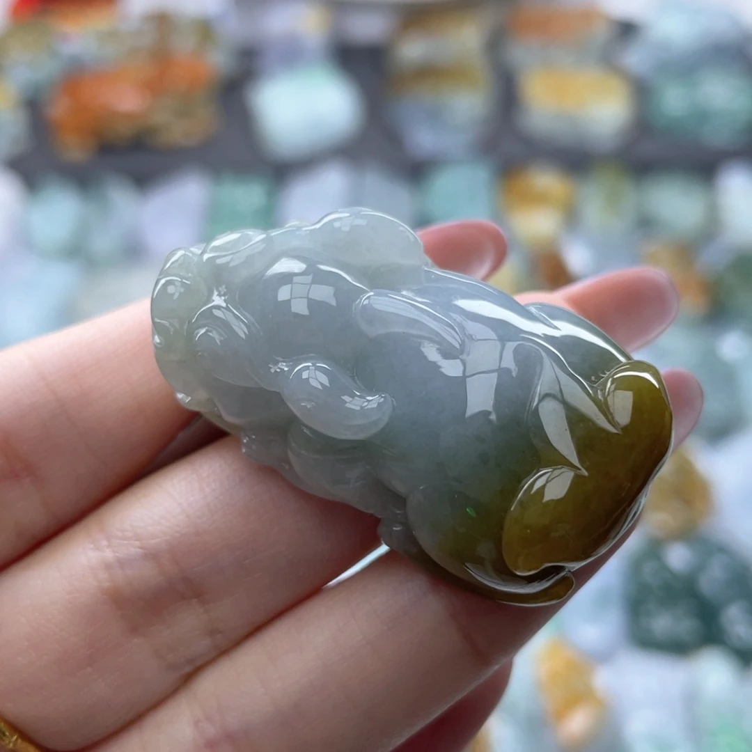 颈饰未镶嵌翡翠貔貅27