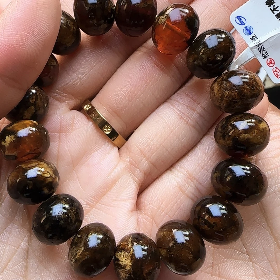 琥珀未镶嵌裸石14+