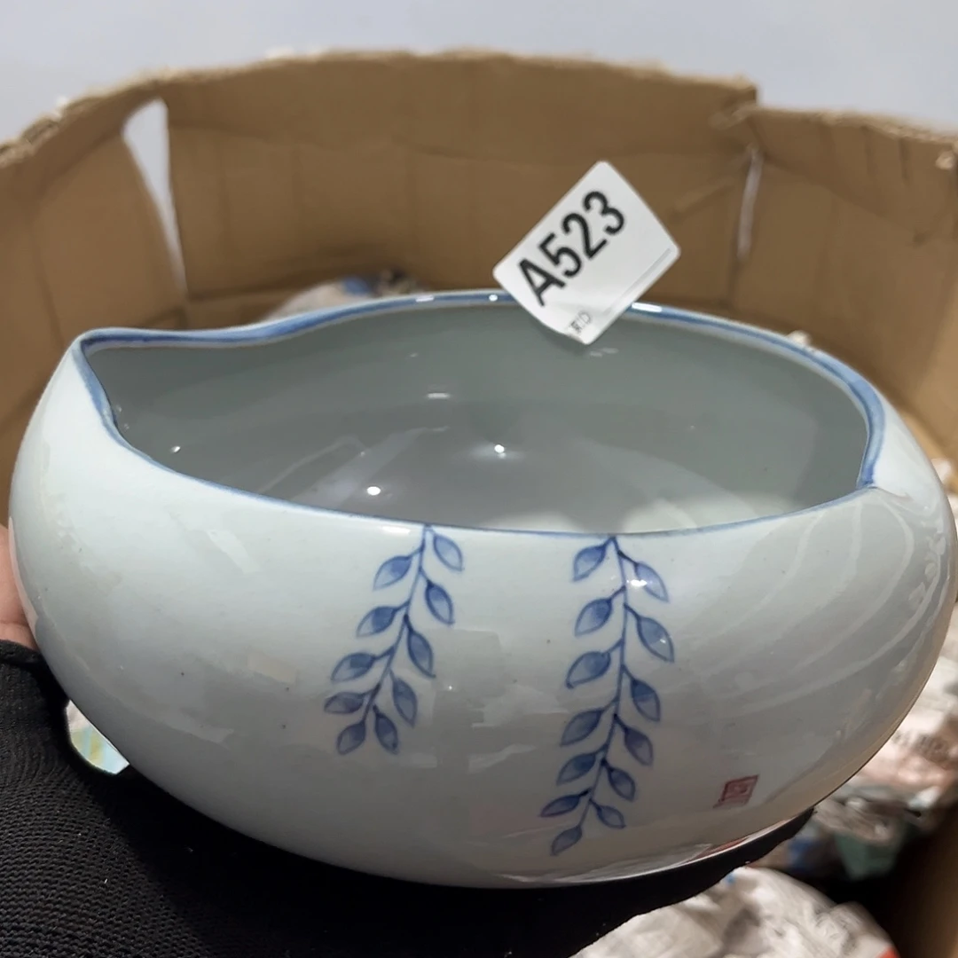 瓷片茶摆件工艺品摆件666