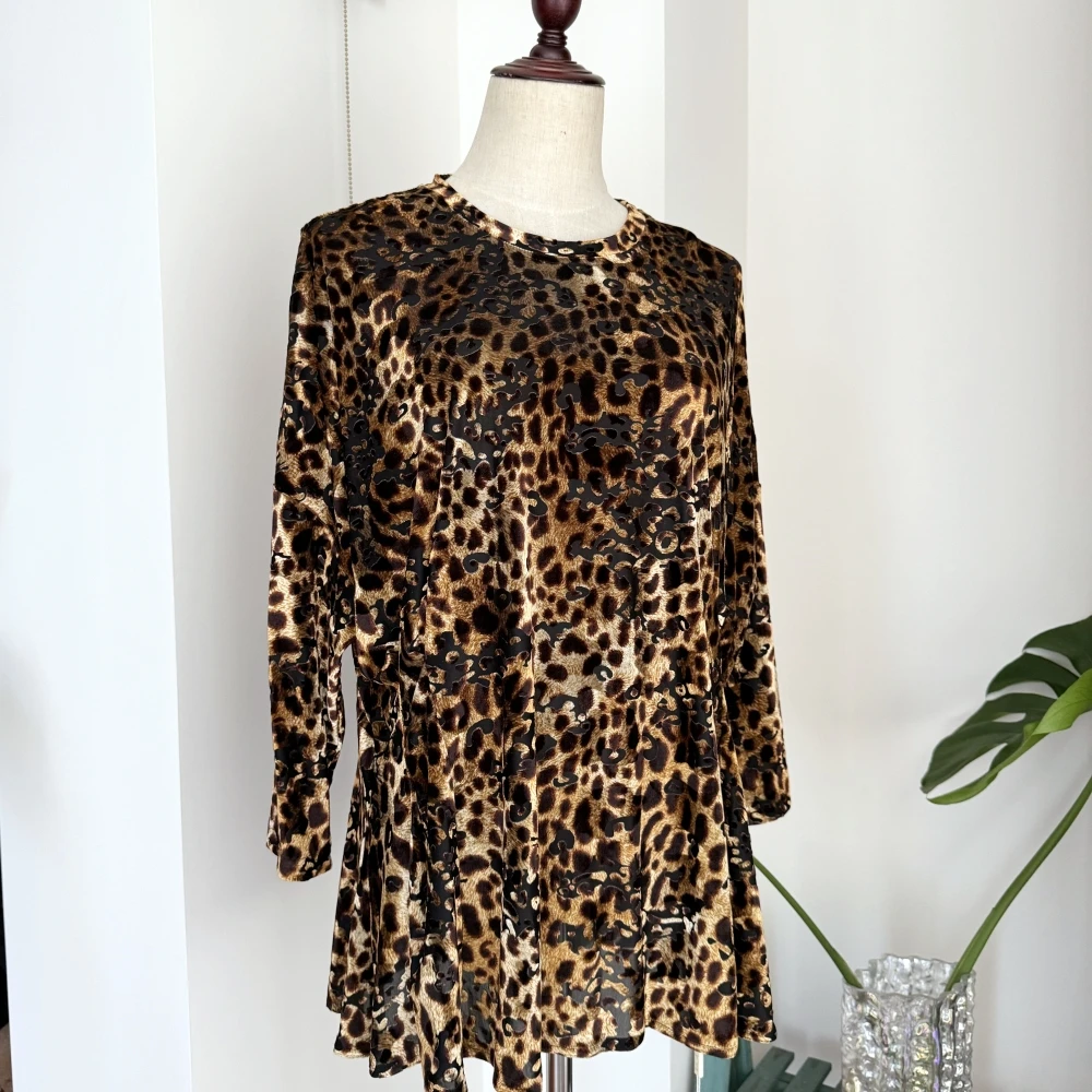 秀巧丝绒9466宽松休闲小衫四面弹力7分袖秋季百搭精品女装特价