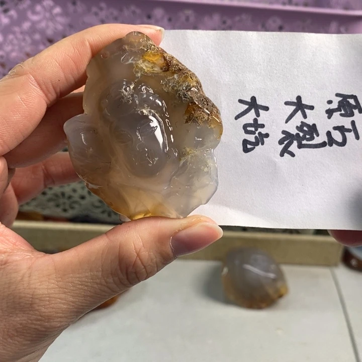 玛瑙/玉髓吊坠(不含链)未镶嵌