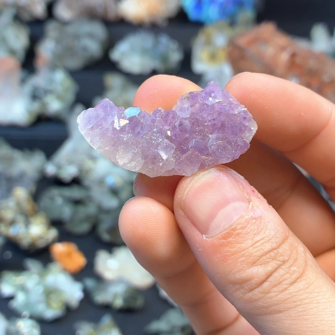 石材福利紫水晶晶簇