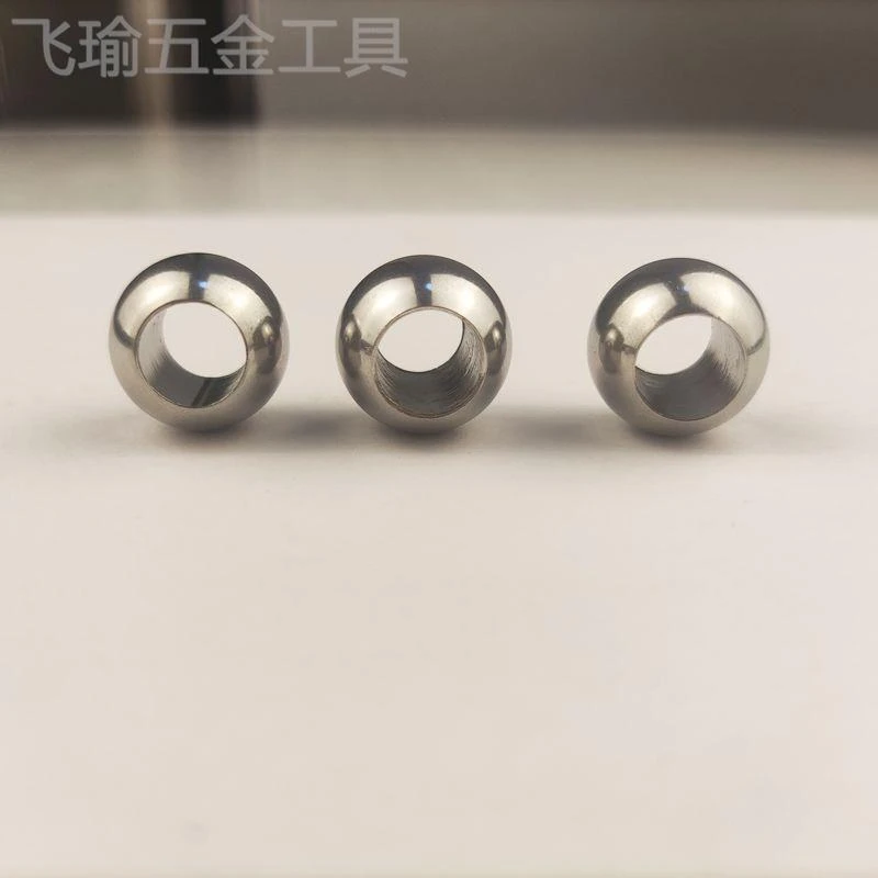 日本精工打孔钢珠带孔钢珠实心304不锈钢球打孔钻孔有孔钢珠小孔