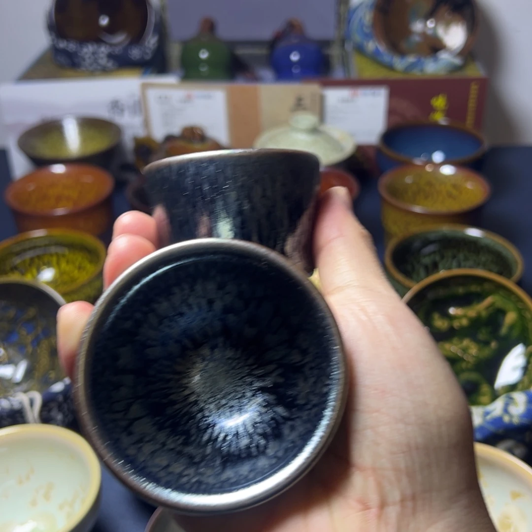 茶盏建阳建盏喝茶主人杯