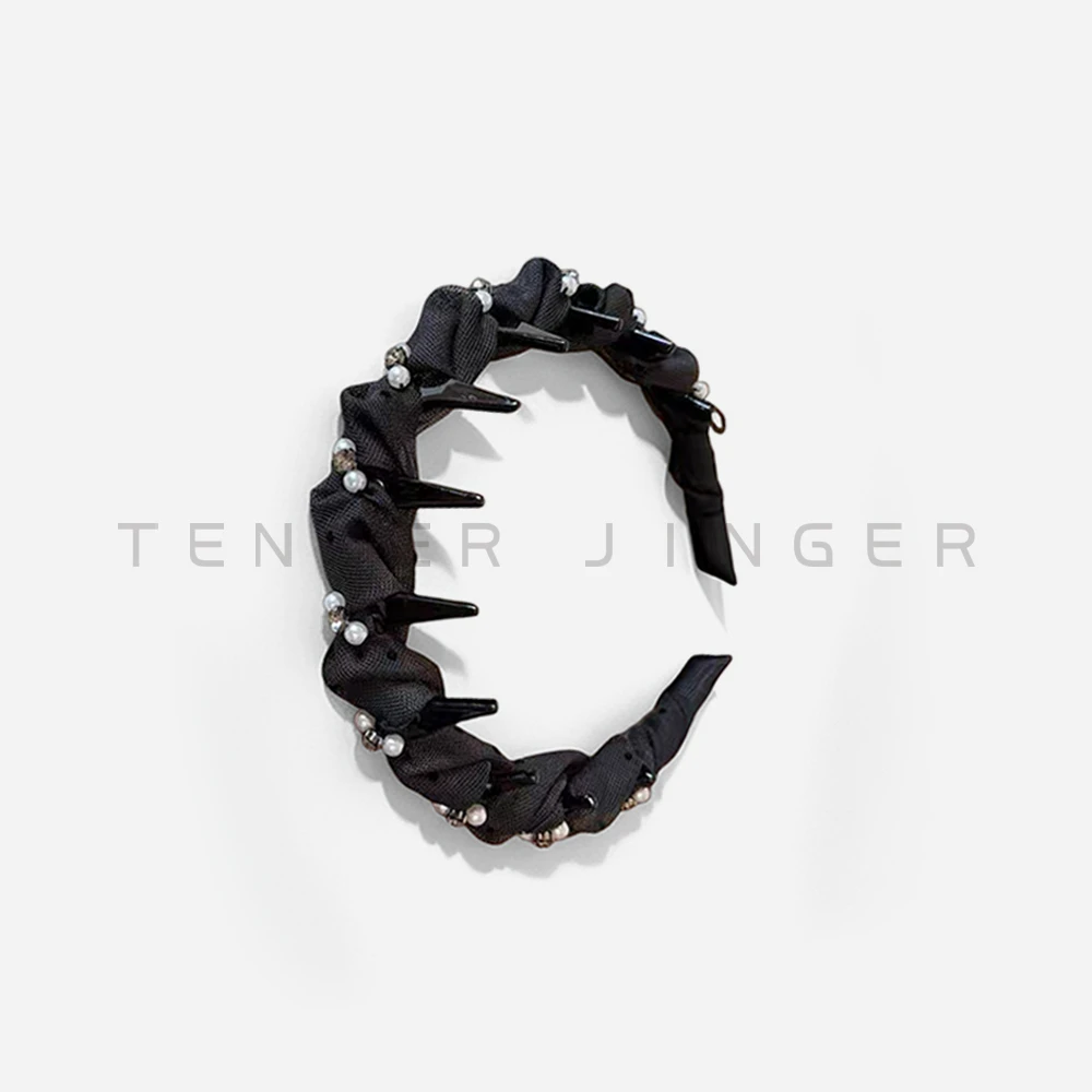 Tender Jinger丨黑暗精网纱编织设计发箍FS52251