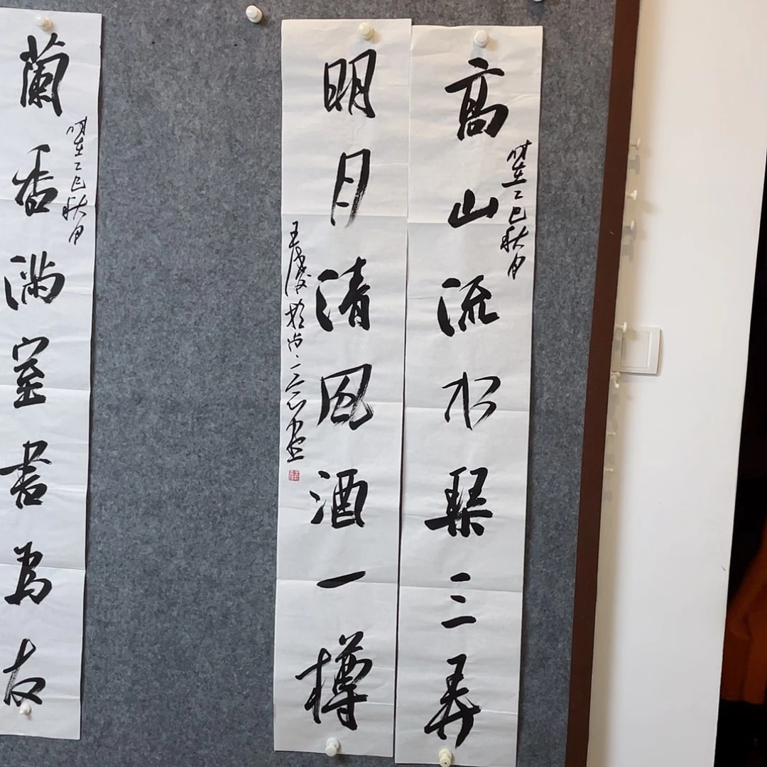 书法中书王涛138×23×2